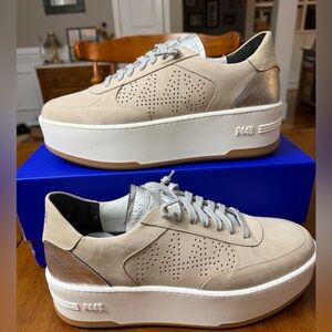 Brand New P448 Leather Shoes Retail $199 Women’s Size 10 41 Made in Italy